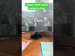 Cpplus nvr and dvr audio camera setup | cpplus inbuilt mic camera setting nvr aur dvr me kaise kare