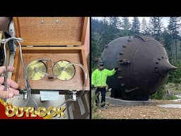 What Is This MYSTERIOUS Wooden Box With Metal Cylinders And This Old Metallic Cylindrical Structure?