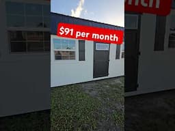FOR SALE - Tiny House $91 per month #affordable #tinyhome #tinyhouse