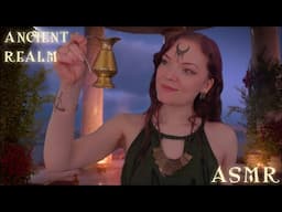 ASMR 🏺 Gifts for your Majesty in an Ancient Land 🌿 (Wind, Harp music, chatter, metallic sounds)