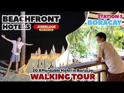 20 Beachfront Hotels in Boracay Station 3 | Walking Tour Part 3/3
