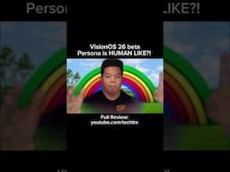 VisionOS 26 beta Persona is HUMAN LIKE?!