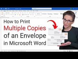 How to Print Multiple Copies of an Envelope in Microsoft Word