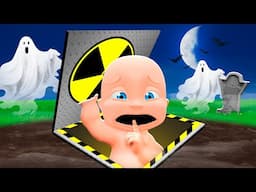 Baby Survives HAUNTED HOUSE!