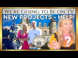 Our French Chateau on Television! 🌟 What Renovation Projects to Do?? 🔨WE NEED YOUR HELP!🏰 💖