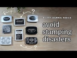 Best Stamp Inks for Your Bullet Journal