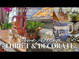 THRIFTING VINTAGE HOME DÉCOR | *Must See* Thrifted Decorating Inspiration!