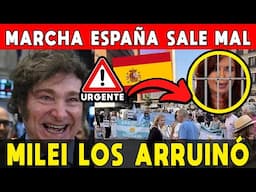 MARCHA CRISTINA PRESA EN ESPAÑA SALE MAL 🚨 NO FUE NADIE: TOTALMENTE DOMADOS, MILEI LOS ARRUINÓ
