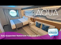 Norwegian Aqua | Solo Oceanview Stateroom Tour (Cat OT)