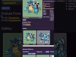 When a Gyarados loves a Blastoise...