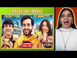 I Gave my CREDIT card to Nischay & Ruchika BUT 10 minutes to SPEND REACTION | Fukra Insaan | Neha M.