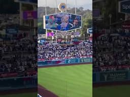 Nezza Belts Out "El Pendón Estrellado," at Dodger Stadium - June 14, 2025