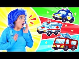 Ambulance Rescue Team 🚑🚒🚓🚨 Funny Kids Songs & Nursery Rhymes