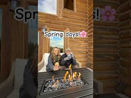 Slow Spring days on the homestead!🌸  #HomeFreeAlaska #Alaska #Spring #Shorts