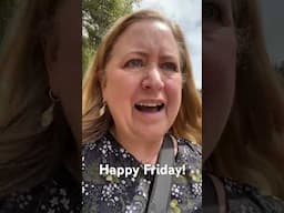 Happy Friday!  Take time for flowers!!