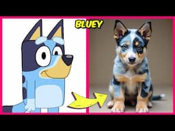 BLUEY Characters in Real Life 🐕💙 + Their Favorite Movies, Snacks, Drinks & More! | Bingo🐶