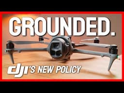 BREAKING NEWS - DJI's New Policy could GROUND your next Drone!!! 🚨