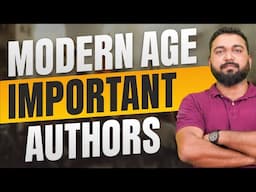 Most Important Authors From Modern Age English Literature  | UGC NET English Literature 2025