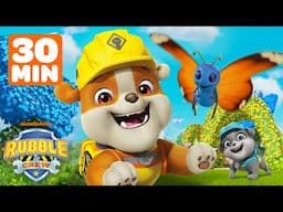 Rubble's Springtime Rescues & Construction! w/ Motor & Charger | 30 Minutes | Rubble & Crew