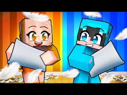 Hice una PIJAMADA Solo con ABI en Minecraft!