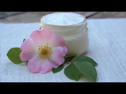 🌿 DIY Rosehip Skin Cream | All-Natural Homemade Face Cream Recipe 🌿