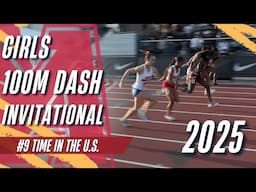2025 TF - Arcadia Invitational - Girls 100M Invitational - with interview!!!