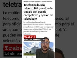Telefónica trabajo. https://www.telefonica.com/es/talento/