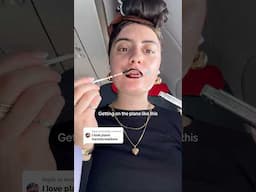 How I get on the plane vs how I look getting off 💌🥰  #realskintexture #travelhack #makeuptutorial
