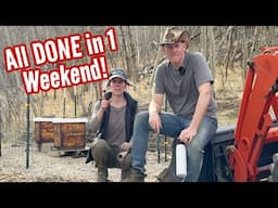 Spring Projects Kick Off with a Total Apiary Makeover on our Mountain Homestead