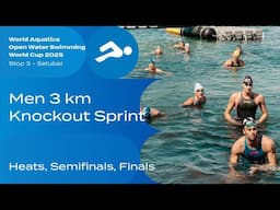 Men 3km Knockout Sprint | Open Water Swimming World Cup 2025 | Setubal