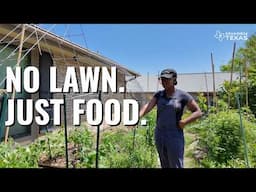 She Replaced Her Front Yard with a Garden | (Central Texas Garden Tour)