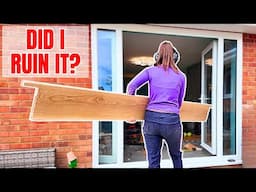 Was gluing this HUGE threshold a BIG DIY MISTAKE?