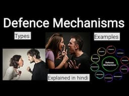 Defence Mechanisms -Categories & types With examples, Psychology, Psychiatry, Mental health nursing
