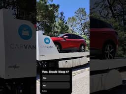 Trying Out My First EV!  Vote if you think I should keep it🔌✌️ #carvana #vwid4 #dustindunnill #ev