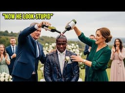 Racist In-law Pours Wine on Black Man — Then Their Daughter Takes the Mic and Says This