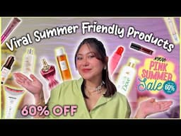 *HUGE* Nykaa Pink Summer Sale Haul At 60% OFF! *k-beauty & viral products* | ThatQuirkyMiss