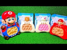 1 Minute Satisfying with Playing Push Game Pop It Eletrônico Fidget Toy ASMR No Talking