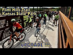 Ride the NEWEST Part of Flint Hills Trail State Park | Rail Trail Opening + Bridge Walkthrough