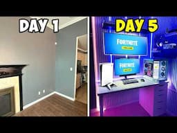 I Built My DREAM $30,000 Gaming Room!