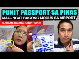 MAG-INGAT! PUNIT PASSPORT BAGONG MODUS SA NAIA AIRPORT PHILIPPINES