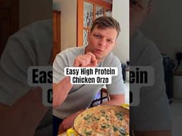Easy Chicken Orzo - High Protein  meal preparation
