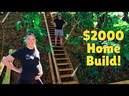BUILDING MY DAD A $2000 HOME IN THE JUNGLE PT 2