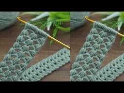 Wow!~☆ *tunisian hair band*very easy Tunisian crochet headband online easy tutorial#tunisiancrochet