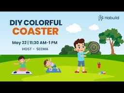Day9 : DIY Colorful Coaster | By @habuild