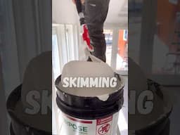 Skim Coating is EASY! Using Level 5 Tools #diy #construction #tools