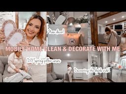 ✨NEW✨LET’S CLEAN AND DECORATE MY DOUBLE WIDE TOGETHER! Mobile home decorating | new decor!
