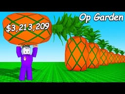 Made Millions with BIG PLANTS on Roblox Grow a Garden....