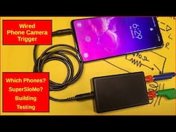 Hardwired Camera triggering of Mobile Phones for SuperSloMo and other uses.