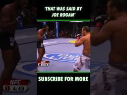 Joe Rogan's approach to identifying the fighters...