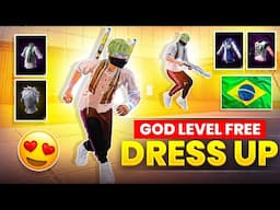 TOP 10 GOD LEVEL NEW FREE DRESS UP 🇧🇷 || NO TOP UP DRESS UP || MAD HYPER GAMING 🔥